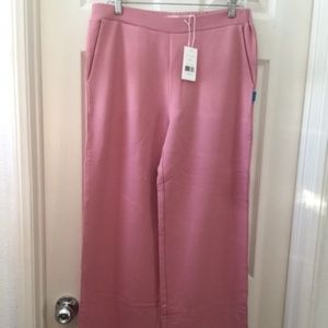 Tory Burch Sports Wide Leg Pink Pants Size L